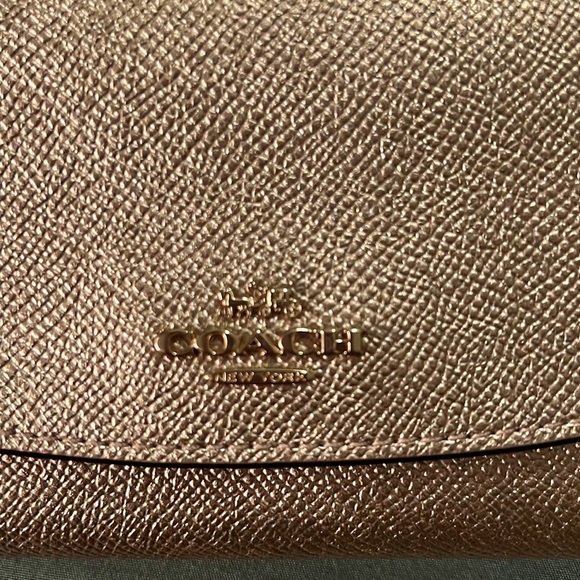 Coach Wallet gold shimmer - Picture 3 of 7